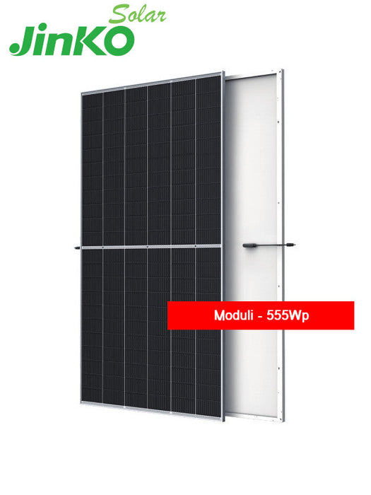 Jinko Solar 310 Pannelli Fotovoltaici 555Wp Type N - Totale 172kW