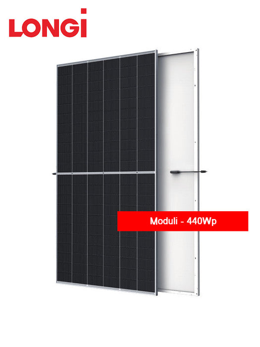 Longi 216 Pannelli Fotovoltaici 440Wp Type N - Totale 95kW