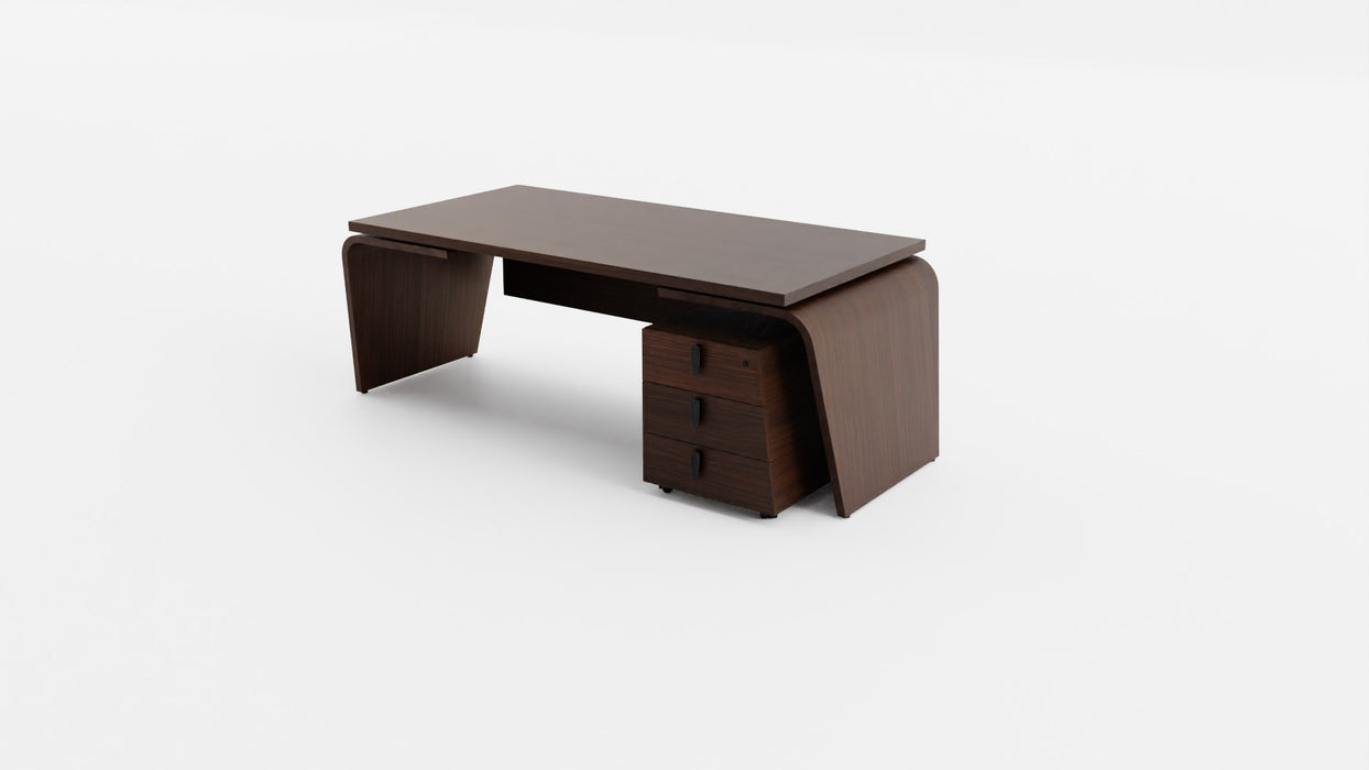 LARUS executive desk with extension